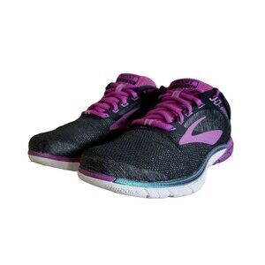 Brooks Women's Pure Cadence 7 1202611B023 Black Purple Running Shoes Size 7.5 B